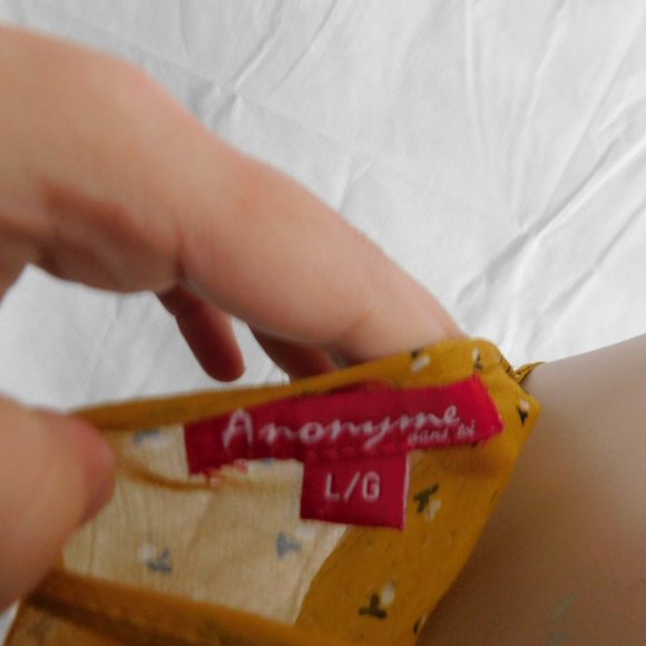 (2for15$) yellow top transparant , large - Picture 3 of 5